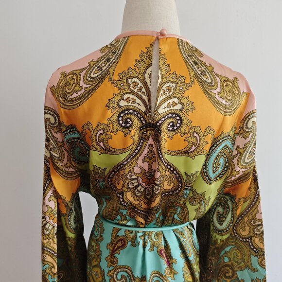 ALEMAISNEW SEASON  Follow Clemenza Midi Dress in Silk - Picture 5 of 8